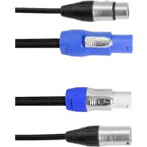 Eurolite - Power-Hybrid dmx Câble de liaison [1x xlr femelle 5 pôles - 1x xlr femelle 5 pôles] 5 m