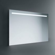 Lineabeta - Europa 120x80cm miroir LED dimmable avec cadre gris