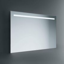 Lineabeta - Europa 80x80cm miroir led dimmable avec cadre blanc