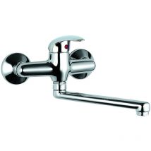 Miscelatore Lavello a Muro Cromato - Serie: Prima - Eurorama