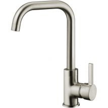 Eurosanit - Miscelatore per lavello alto Colorado, acciaio inox satinato