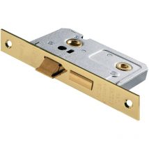 Eurospec Easi-T Bathroom Lock 76mm Electro Brassed