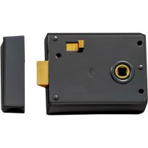 George Boyd - Eurospec Traditional Rim Latch 105 x 81mm Black