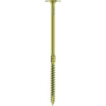 Holzbauschraube Paneltwistec Tellerkopf gelb 8x100mm T40 50 Stk - Eurotec