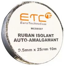 MCO8507 - Ruban isolant auto-amalgamant 0.5mm x 25mm x 10m - Eurotechnocom