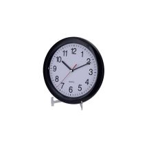 Horloge Murale À Quartz Eurotime 22221 Noir 25 Cm