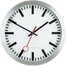 Eurotime - 59002-07 Funk Wanduhr 30 cm Silber