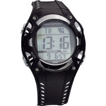 Funk Armbanduhr 1681987 (ø x h) 40 mm x 16 mm Schwarz/Silber Gehäusematerial=Kunststoff Mat - Eurotime