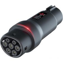 Mcevkeln - ev Adaptateur pour Câble de Charge Type 1 à Véhicule Électrique Type 2, 32A Convertisseur de Chargeur ev Connecter Câble sae J1772 vers
