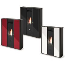 Eva Calor - Emily Slim kanalisierbarer Pelletofen - - Bianco