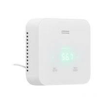 Evacuate - Détecteur de dioxyde de carbone CO2 mesure la qualité d'air intérieur Detector de dióxido de carbono CO2 para evaluar la calidad del aire