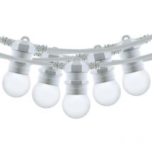 Barcelona Led - Lichterkette für den Außenbereich 10 Meter + 10 LED-Lampen E27