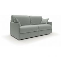 Evans Canapé lit convertible en tissu imperméable T13 169 cm (mat. 140x197) gris