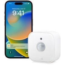 Eve Motion (matter) - Sensore Intelligente Di Movimento E Luce, Per Interni Ed Esterni, Compatibile Con Apple Home, Alexa, Google Home, Smartthings, 