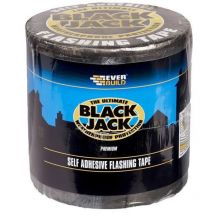 Everbuild - FLAS075 Black Jack Flashing Tape, Trade 75mm x 10m EVBFLAS075