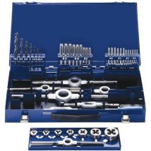 Eventus By Exact 10722 Kit Maschi E Filiere 43 Parti Hss Metrica M3, M4, M5, M6, M8, M10, M12