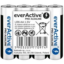 EverActive - Piles aa (4 pièces, 1,5V, durée de vie 10 ans), bleu