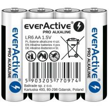 EverActive - Batterie aa (4 pezzi, 1,5 v, durata 10 anni), blu