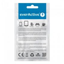 EverActive Kabel usb Lightning 1m - Schwarz, Silikon, Schnellladung, 2,4A - CBS-1IB