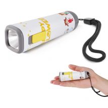 Lampe de Poche pour Enfants, Petite Lampe led 1W avec 3 Piles aaa, Mini Lampe Torche, Jouet Cadeau pour Enfants, Blanc - Everbrite
