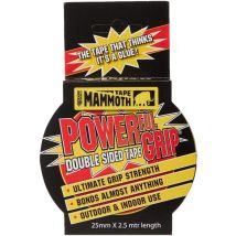 Powergrip Double Sided Tape 25mm X 2.5m - Everbuild
