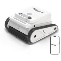 Evercross Bot U8 Poolroboter Boden Und Wand Mit App, 120 Min Akkulaufzeit, 200m² Reinigungsfläche, Intelligente Navigation, Selbsteinparkfunktion
