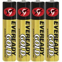 Gold Micro (AAA)-Batterie Alkali-Mangan 1.5 v 4 St. - Eveready