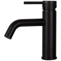 Badplaats - Badezimmer-Waschtischarmatur Everest – Schwarz – Mischbatterie m