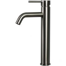 Badplaats - Robinet pour lavabo Everest Xl - Gris - Mitigeur avec kit de montage et flexibles