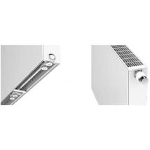 Radiateur panneau acier planar 8 ( 2 lames + 1 rangées d'ailettes) - T21 - (Hauteur : 500 ou 600 ou 900 mm) - Type 21 - Puissance :982 w - Hauteur