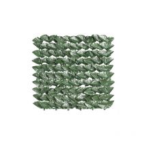 Evergreen Arella Lauro Botton cm 300x100 avec support en polypropyle'ne haie artificielle pour jardin exte'rieur