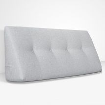 Evergreenweb - Cuscino da Lettura ergonomico, Cuscino Schienale a Cuneo per Letto e Divano Cuscino Per gambe Testata letto Misura 100x26 cm Colore