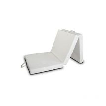 Evergreenweb - Materassino Futon Pieghevole salvaspazio, Materasso Singolo in Waterfoam Sfoderabile in tessuto Anallergico e Traspirante alto 9 cm