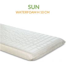 Evergreenweb - Materasso Matrimoniale 165x200 in Waterfoam Alto 10 cm Ideale per Letto Matrimoniale, Divano Letto o Brandina Pieghevole, Ortopedico