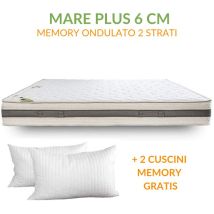 Evergreenweb - Materasso memory foam Matrimoniale 160x190 Alto 24 cm Onda massaggiante Ortopedico Fodera Antiacaro Sfoderabile Traspirante Lastra