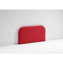 Evergreenweb Testata Letto Singola Imbottita, Testiera in Tessuto Antimacchia Stondata in Foam e interno in puro legno per letto 90x190, Testata