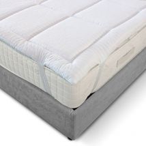 Evergreenweb – Topper Letto Morbido per Materasso Matrimoniale 140x200, Coprimaterasso Memory Trapuntanto 3 cm. Correttore Materasso Rivestimento