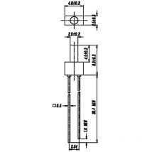 Everlight Opto - 103UYD/S530-A3 led bedrahtet Gelb Zylindrisch 2 mm 50 mcd 130 ° 20 mA 2 v