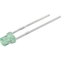 Everlight Opto 484SYGT-S530-E2 LED vert cylindrique 3 mm 10 mcd 150 ° 20 mA 2 V Q38521