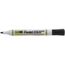 Pentel Everyday DryWipe Marker Bullet Tip 4.2mm Line Width 2.1mm Black (Pack of