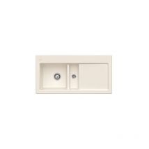 Villeroy&boch - Evier 1 cuve et demi villeroy et boch Subway 60 100 x 51 cm egouttoir a droite Creme CeramicPlus
