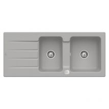 Evier 116 x 51 cm VILLEROY ET BOCH Architectura 80 Fossile vidage automatique inclus