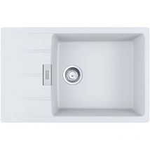 Franke - Evier Centro Fragranit+ CNG611-XLC - Blanc Artic (moucheté)