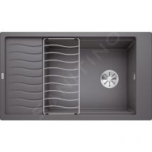 Blanco - Elon xl 8 - Évier en silgranite, 860x500 mm, avec accessoires, InFino, gris rocher 524861