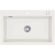 Systemceram - vier céramique blanc brillant mera 1 bac 800x510 mm