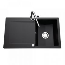 Évier de cuisine Cristalite EPURE - L 860 x l 500 x P 181 mm - Nero
