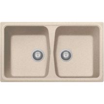 Evier De Cuisine Granit A 2 Bacs Plados Sp8620â avoine