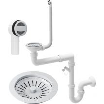 Vier de cuisine trap white wall-mounted manual single bowl save space g