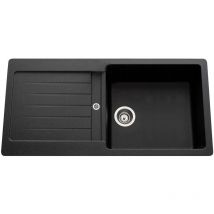 Schock - Evier Cristalite typos EV51011 Grand Bac Nera 118 métallisé