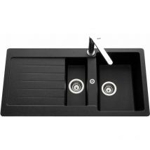 Evier Cristalite SCHOCK TYPOS EV5111 Nera 118 métallisé